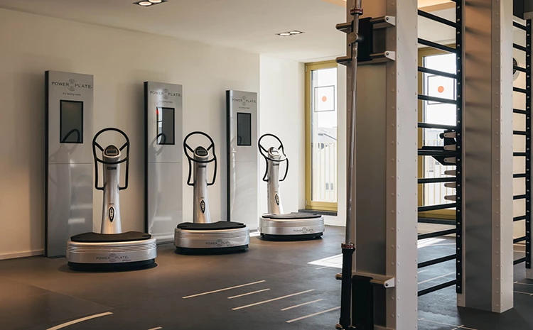 Power Plate Stationen im Fitness Center Sendling.