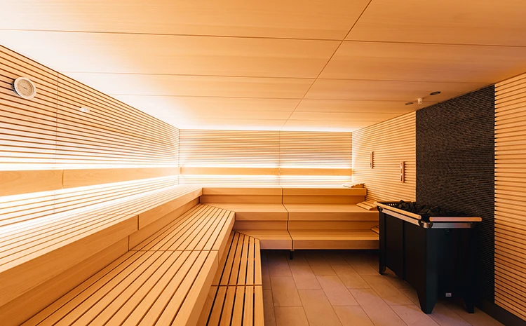 Sauna im Fitness Center Trudering.