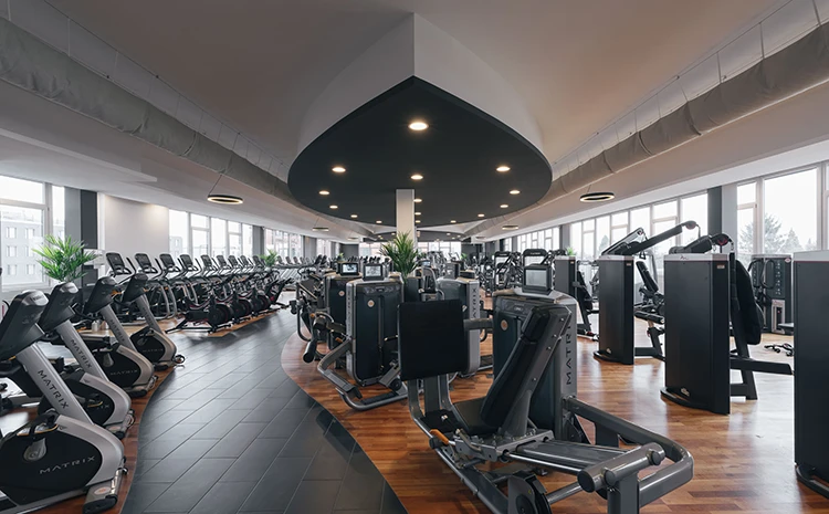 Trainingsbereich im ersten Obergeschoss im Center Trudering.