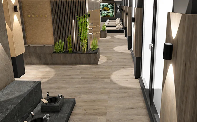 Wellnessbereich im neuen Center Schwabing.